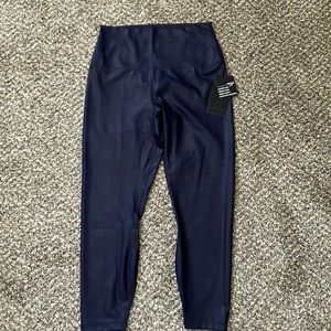 NWT navy blue high waisted leggings